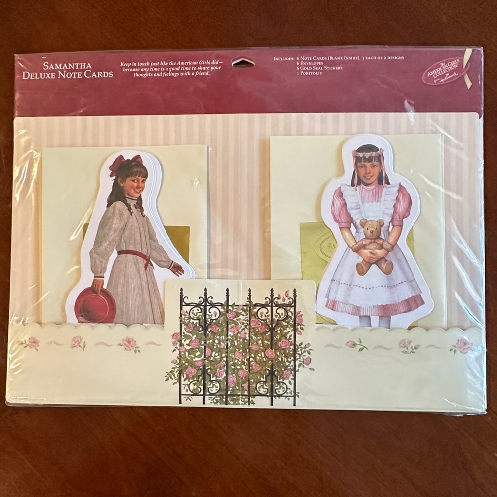 NEW Sealed Hallmark Exclusive American Girl 2003 Samantha Deluxe Note Card Set